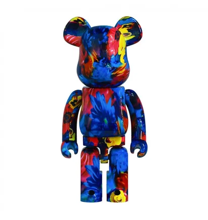 Medicom 1000% Mika Ninagawa Rose Be@rbrick Toy (Blau)