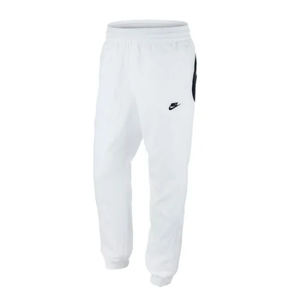 Nike NSW Swoosh Woven Pants (Weiß / Schwarz)