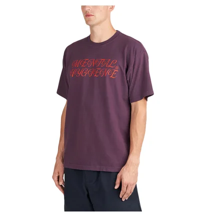 Obey Mental Hygiene Heavyweight T-Shirt (Burgunder)