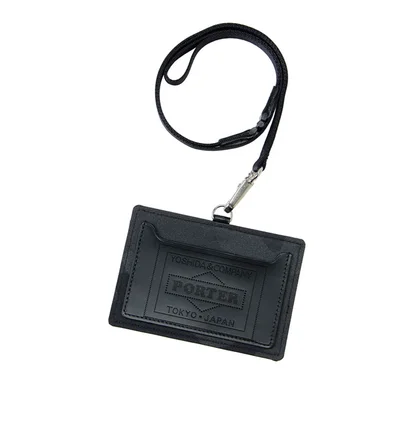 Porter By Yoshida Camouflage Wallet ID Case (Schwarz)