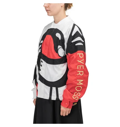 Reebok X Pyer Moss Sankofa Bomber (Weiss / Rot / Schwarz)