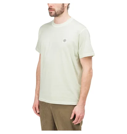 Stone Island Fissato Treatment T-Shirt (Blassgrün)