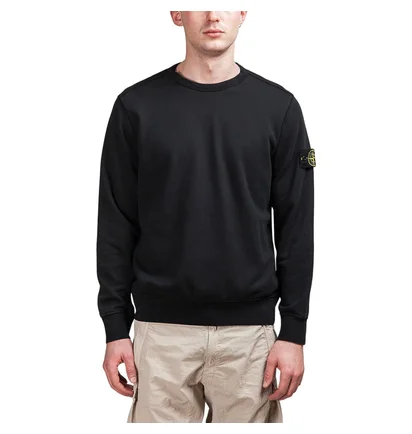 Stone Island Garment Dyed Crew Sweat (Navy)