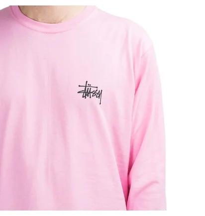 Stüssy Basic Longsleeve (Pink)