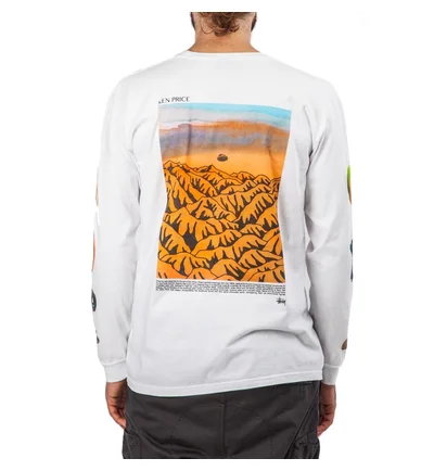 Stüssy Primordial World L/S (Weiß)