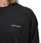 Carhartt WIP W Script Embroidery Longsleeve (Schwarz)