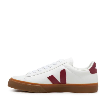 Veja Campo Chromefree Leather (Weiß / Rot)