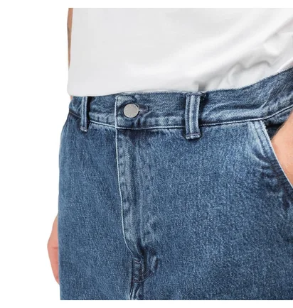 Edwin Universe Pant Cropped (Blau)