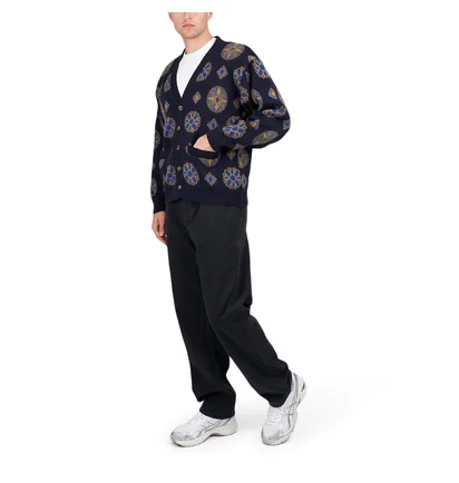 Fucking Awesome Three Kingdoms Cardigan (Dunkelblau)