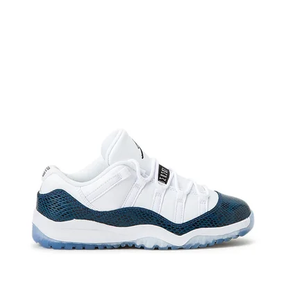 Air Jordan 11 Retro Low LE (PS) (Weiß / Blau)
