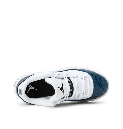 Air Jordan 11 Retro Low LE (PS) (Weiß / Blau)