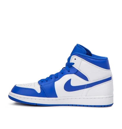 Nike Air Jordan 1 MID (Blau / Weiß)