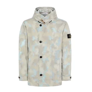 Stone Island Camo Dévoré Watro-TC Jacket (Beige / Grau)