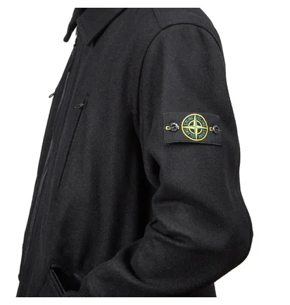 Stone Island Panno Speciale Coat (Schwarz)