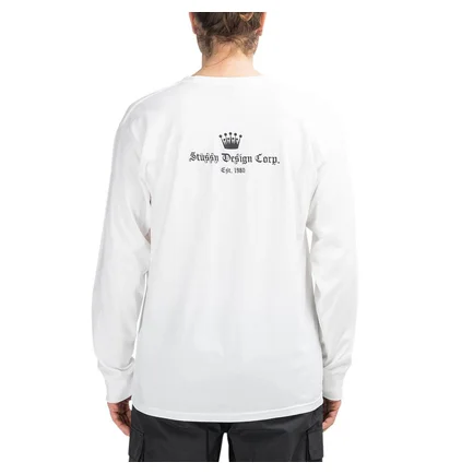 Stüssy Est. 1980 Longsleeve (Weiß)