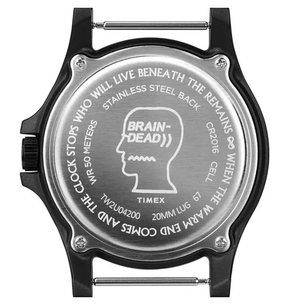 Brain Dead x Timex Watch (Schwarz / Gelb / Olive)
