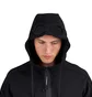 C.P. Company Diagonal Raised Fleece Goggle Zipped Hooded Sweatshirt (Schwarz)