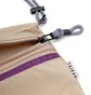 Taikan Sacoche Small Bag (Beige / Lila)