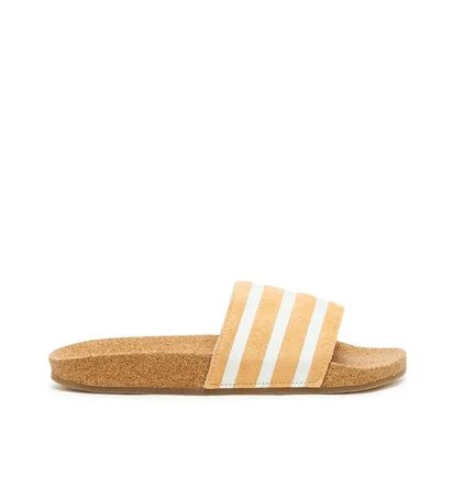adidas Adilette W Cork (Orange / Weiß)