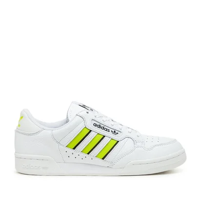 adidas Continental 80 Stripes (Weiß / Gelb)