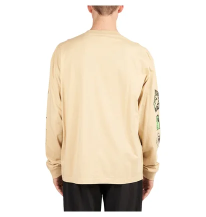 Brain Dead Skies above long sleeve (Beige)