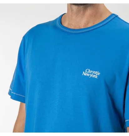 Chrystie NYC Chrystie Premium Newyork T-Shirt (Blau)