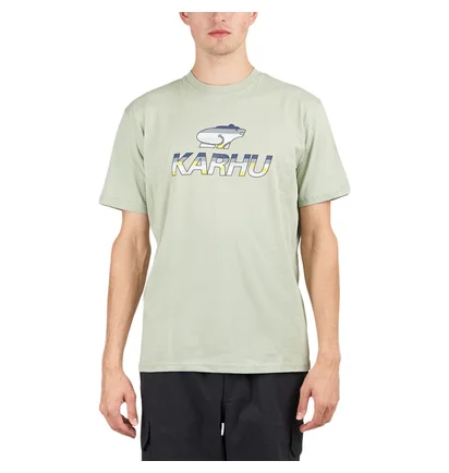 Karhu Team College T-Shirt (Grün / Blau / Multi)