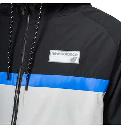 New Balance MJ73557 SFO NB Athletics 78 Jacket (Schwarz / Grau)