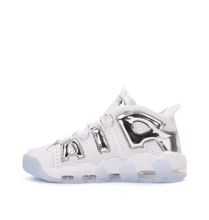 Nike WMNS Air More Uptempo (Weiß / Chrome)