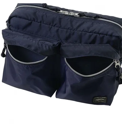 Porter by Yoshida Force Series Shoulder Bag (Navy)
