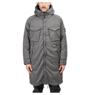 Stone Island Strech Wool Nylon-TC Down Jacket 'Ghost Piece' (Grau)