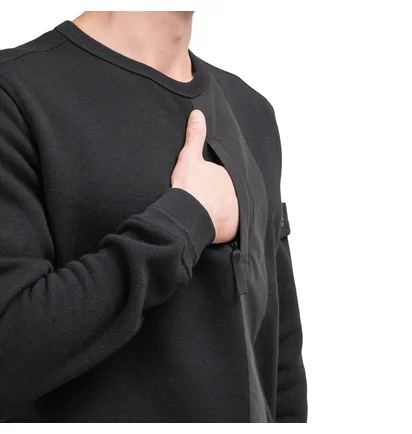 Stone Island Sweatshirt 'Ghost Piece' (Schwarz)