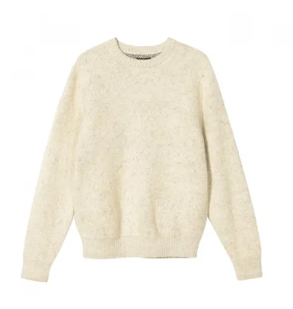 Stüssy 8 Ball Heavy Brushed Mohair Sweater (Cream)