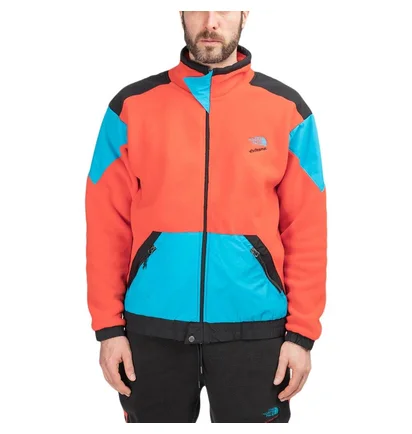 The North Face 90 Extreme Fleece Jacket (Rot / Blau)