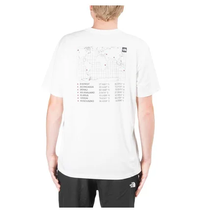 The North Face M SS Himalayan Summits Tee (Weiß)