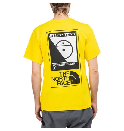 The North Face Steep Tech Logo Tee (Gelb)