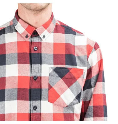 Carhartt WIP Keagan Shirt (Rot / Schwarz / Weiß)