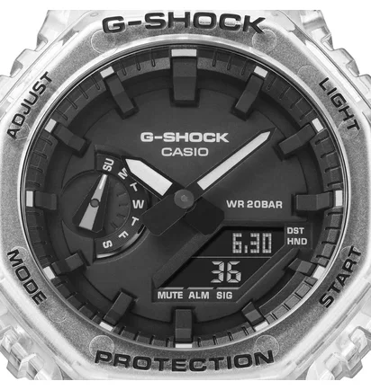 Casio G-Shock GA-2100SKE-7AER (Transparent / Schwarz)