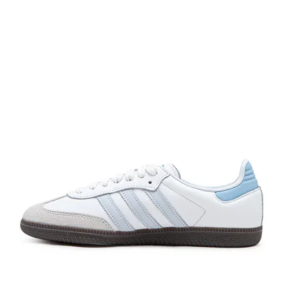 adidas Samba OG (Weiß / Hellblau)