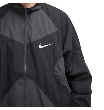 Nike NSW Re-Issue Woven Jacket (Schwarz / Anthrazit)