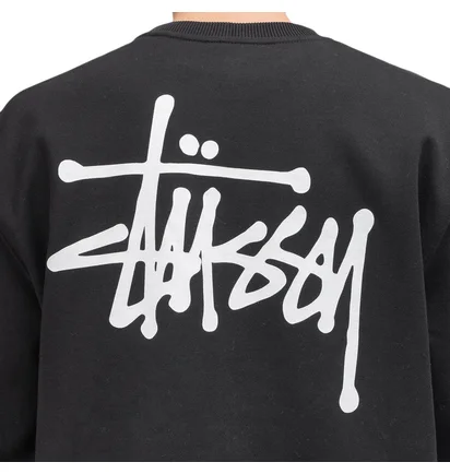 Stüssy Basic Crewneck (Schwarz)