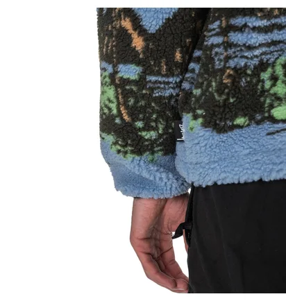 Stüssy Hawaiian Jacquard Mock Jacket (Blau)