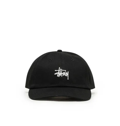 Stüssy Stock Low Pro Cap (Schwarz)