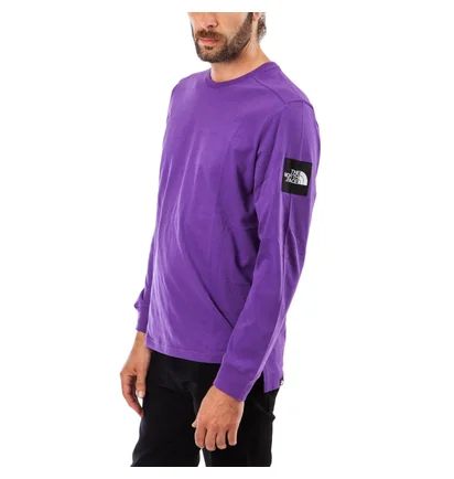 The North Face M LS Fine 2 Tee (Lila)
