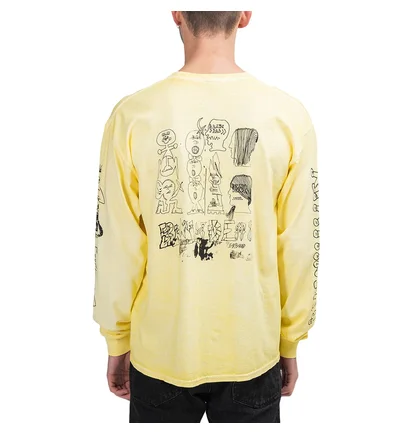 Brain Dead Leon's Girls Longsleeve (Gelb)