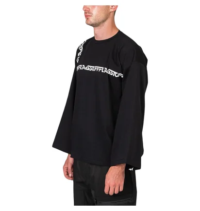 Flagstuff 'Big Line' L/S Tee (Schwarz)
