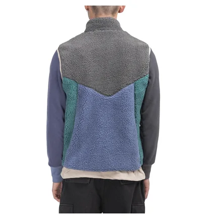 Aimé Leon Dore Polar Fleece Vest (Grau / Blau)