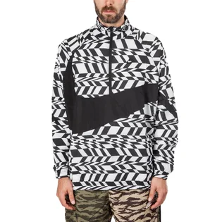 Nike AOP Swoosh Woven Halfzip Jacket (weiß / schwarz)