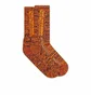 No Problemo Glitch Knit Socks (Orange)