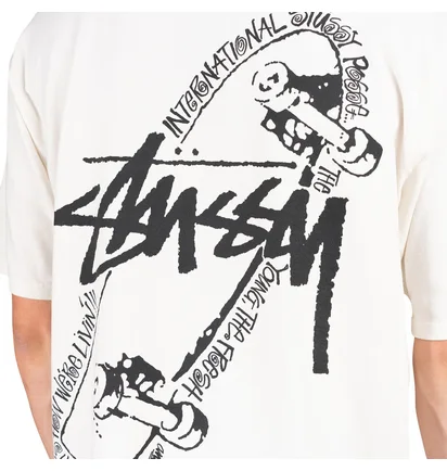 Stüssy Skate Posse Pigment Dyed Tee (Natural)